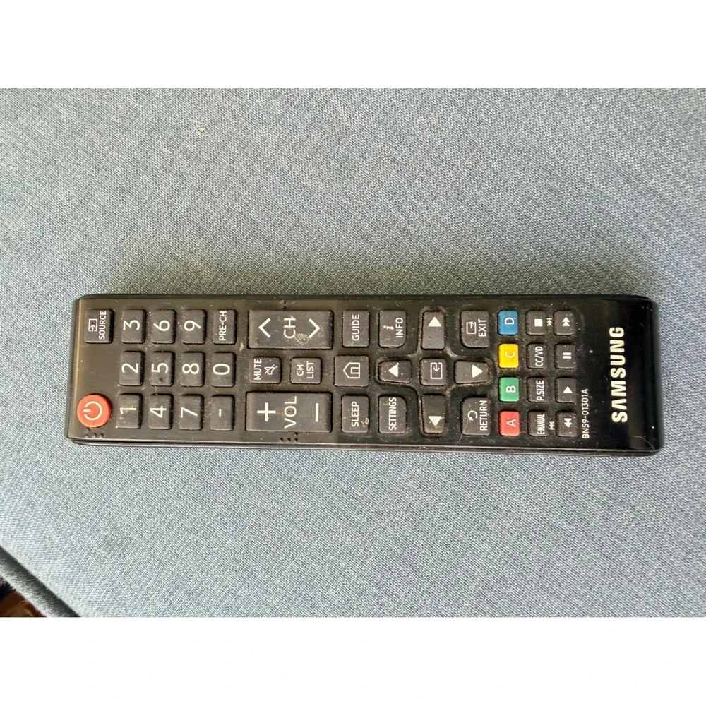 Samsung BN59-01301A‎ TV Remote Control Black Excellent OEM Replacement